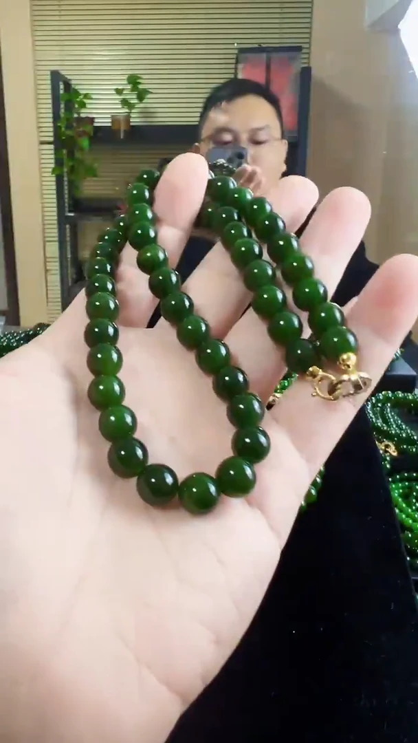 项链未镶嵌和田玉（碧玉）10