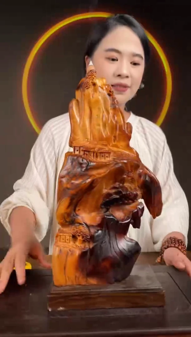 柏木（崖柏）手工摆件,先抢先得! 编号:246