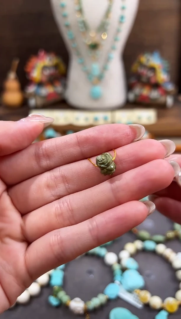 绿松石未镶嵌配饰绿松石配饰