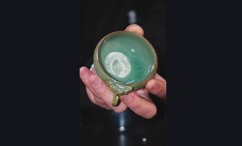 龙泉窑天青粉青薄皮主人杯  通用链接