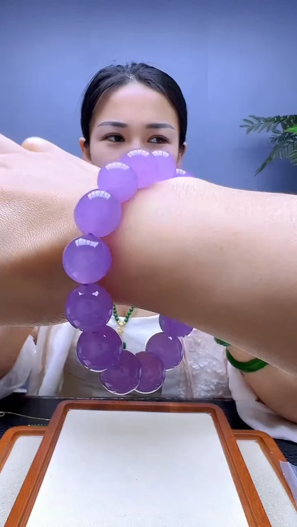 翡翠未镶嵌颈饰颈饰14mm