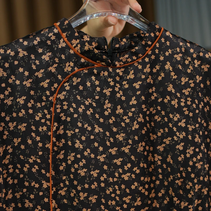 【碎花小衫】新中式小衫气质时尚无袖设计师碎花文艺中国风女士花色