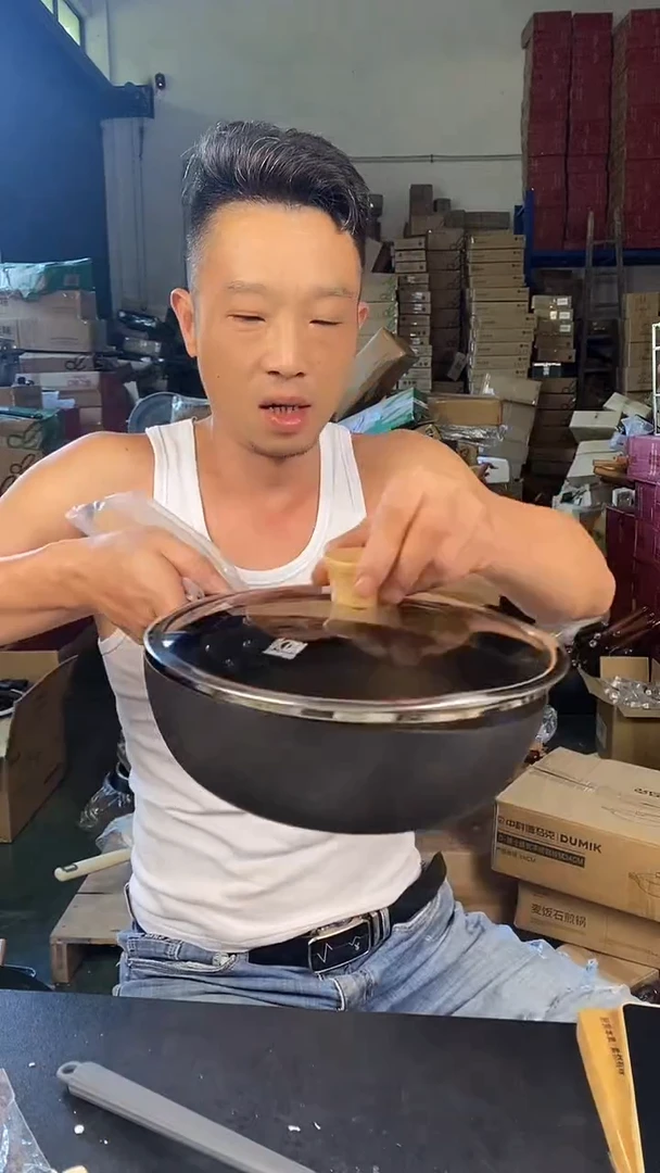 食品级塑料1素味万锤煎炒锅26有盖