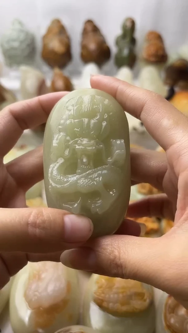 石材方解石棉纹正常不退换九五龙