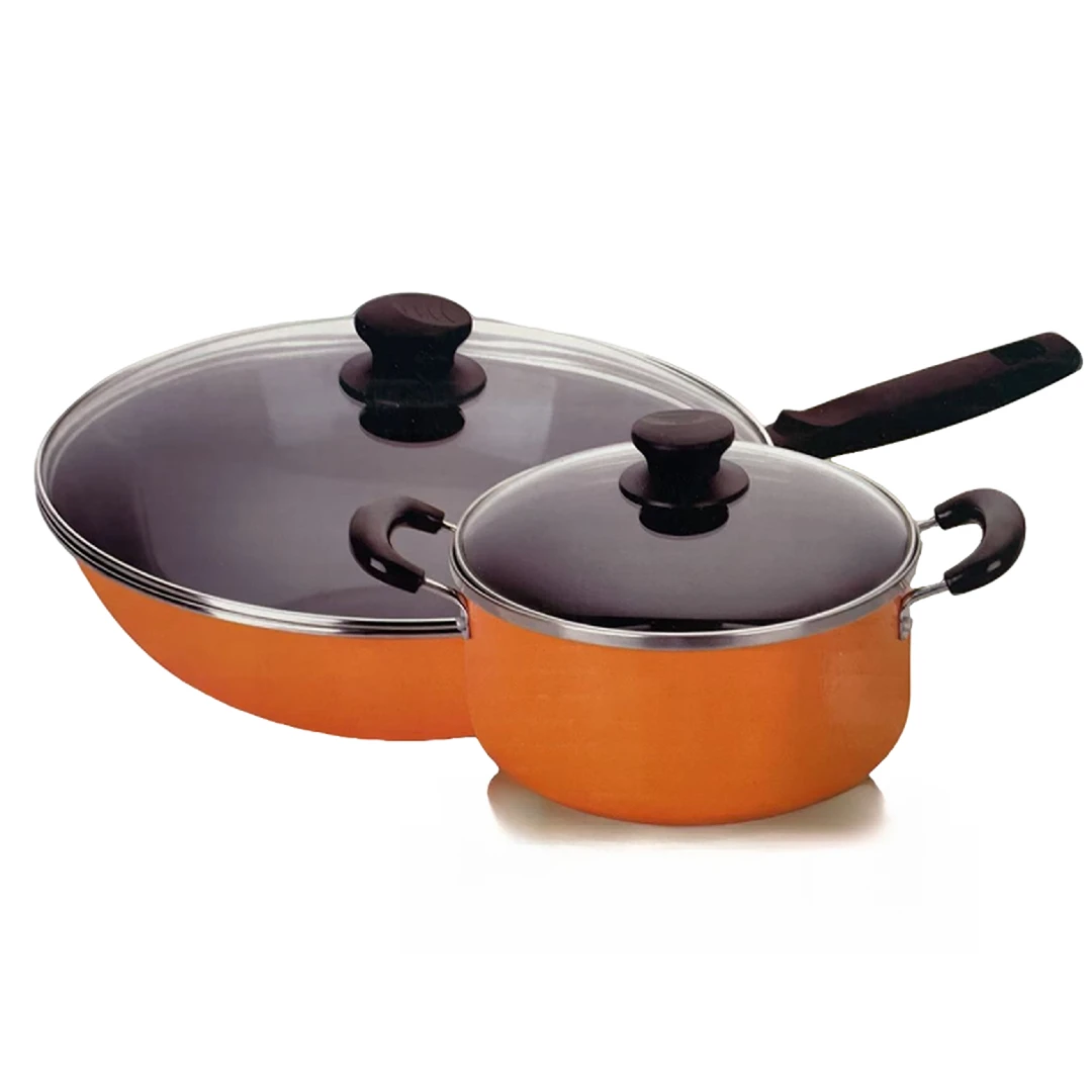 （粉丝福利）搪瓷炒锅两件套装