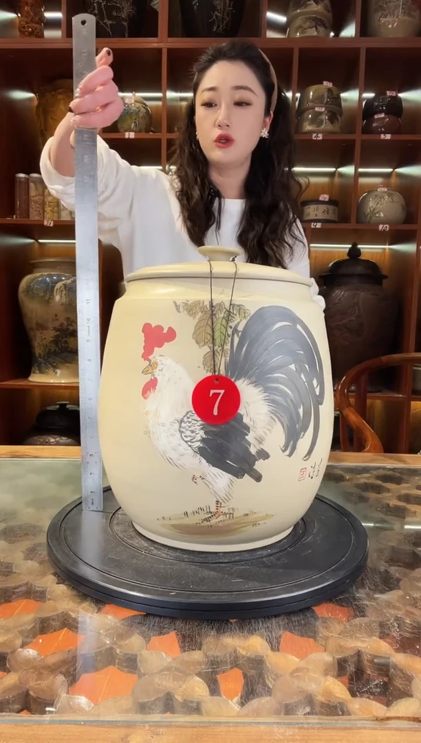 【闪购商品】缸云南建水紫陶白泥缸@7