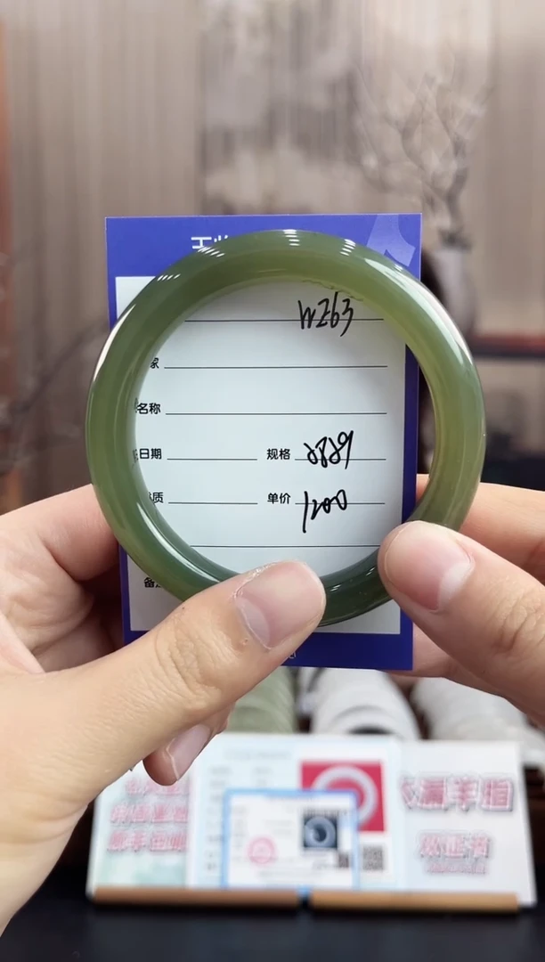 未镶嵌手镯和田玉WE63微色差