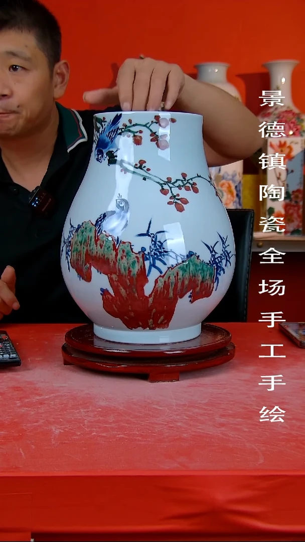 摆件景德镇陶瓷 全场手工手绘13