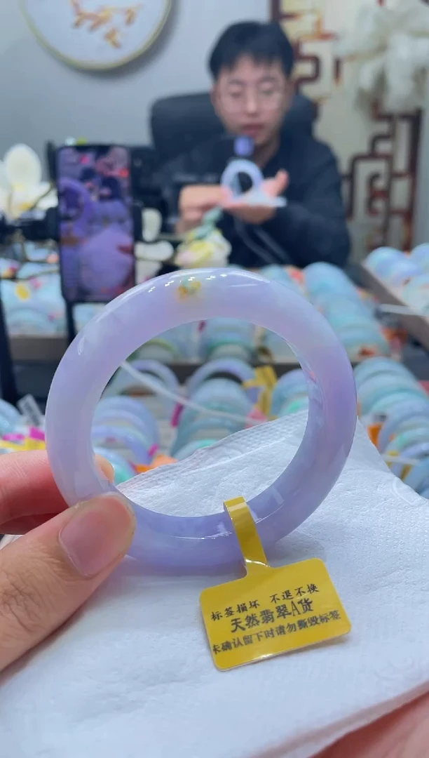 未镶嵌手镯翡翠130-55