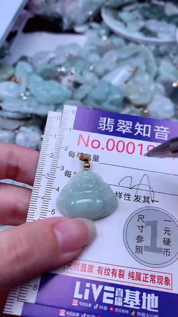 翡翠未镶嵌吊坠(不含链)1904