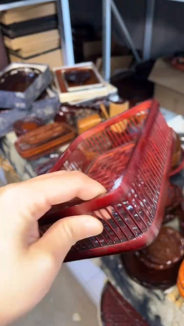 【闪购商品】18*12厘米 红棕色长方形框子