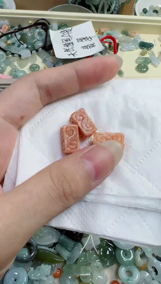 翡翠散珠247号链接，A货翡翠