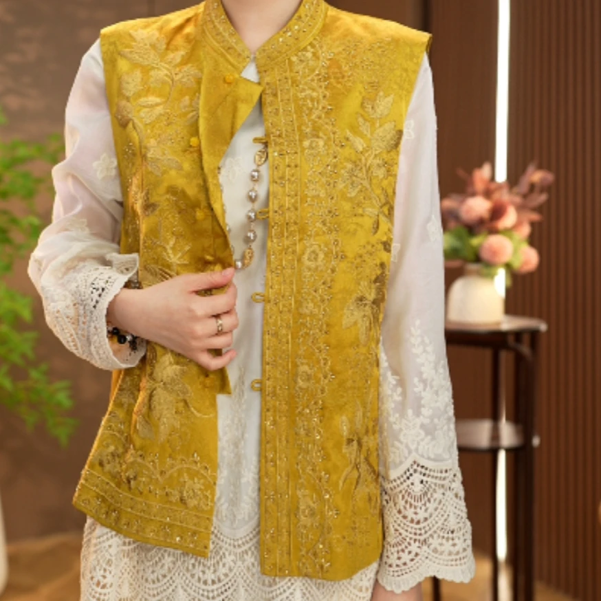 【金玉满堂】春季新款重磅百搭马甲2025C1012——爽爽