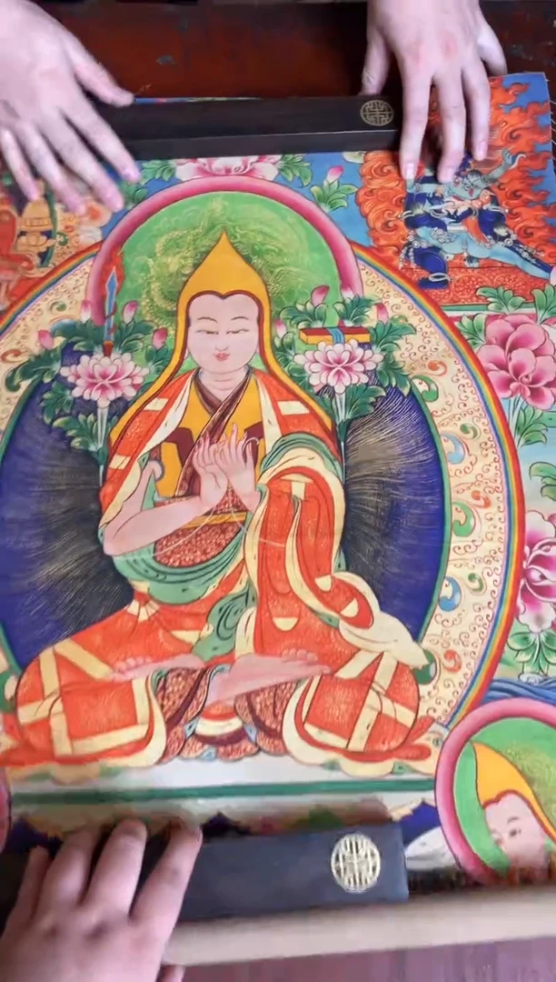 卷轴画手绘唐卡057