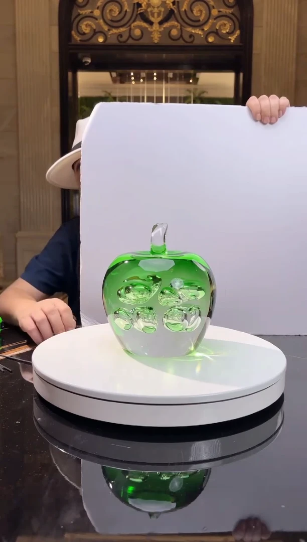 摆件AJ03380灵泡幻境绿苹果