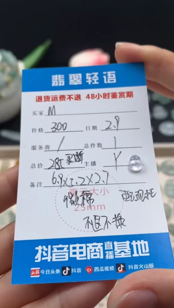 【闪购商品】翡翠颈饰未镶嵌翡翠白冰葫芦