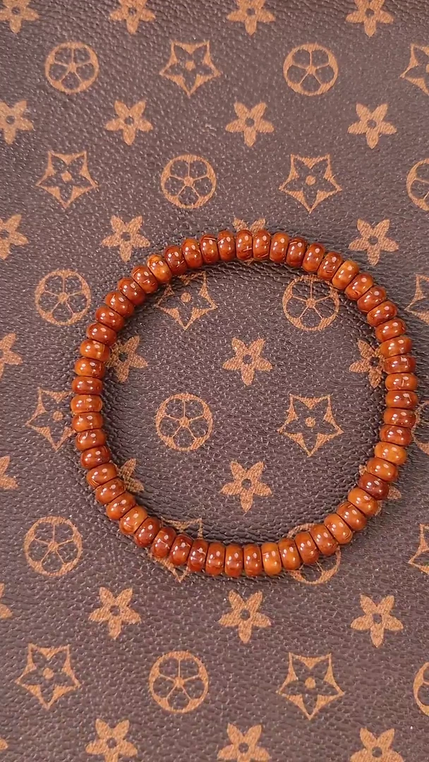 手串紫金鼠1831-10鼠尖紫金鼠实心片珠手串6.6mm左右