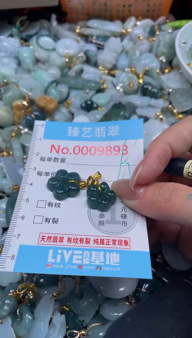 颈饰未镶嵌翡翠9893