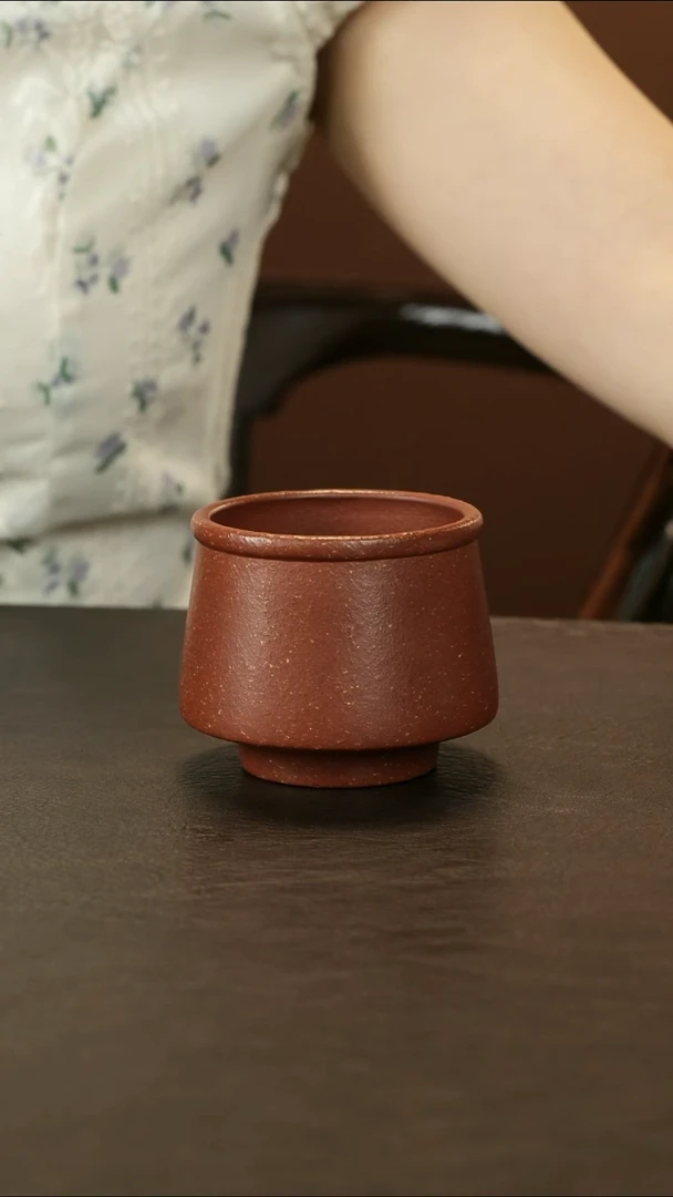 茶杯紫砂直播福利红降坡主人杯