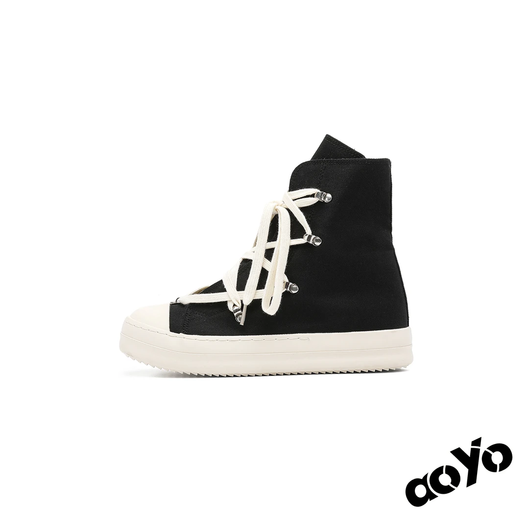 aoyo25FW*RO五芒星 厚底增高板鞋Cleanfit高帮百搭休闲潮鞋