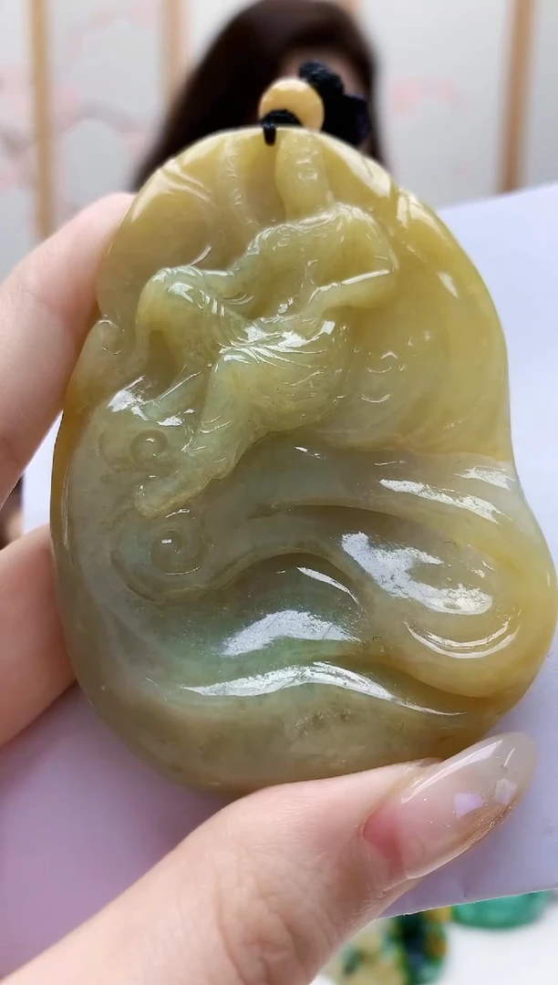 未镶嵌定制翡翠4829jw-毛货挂件198