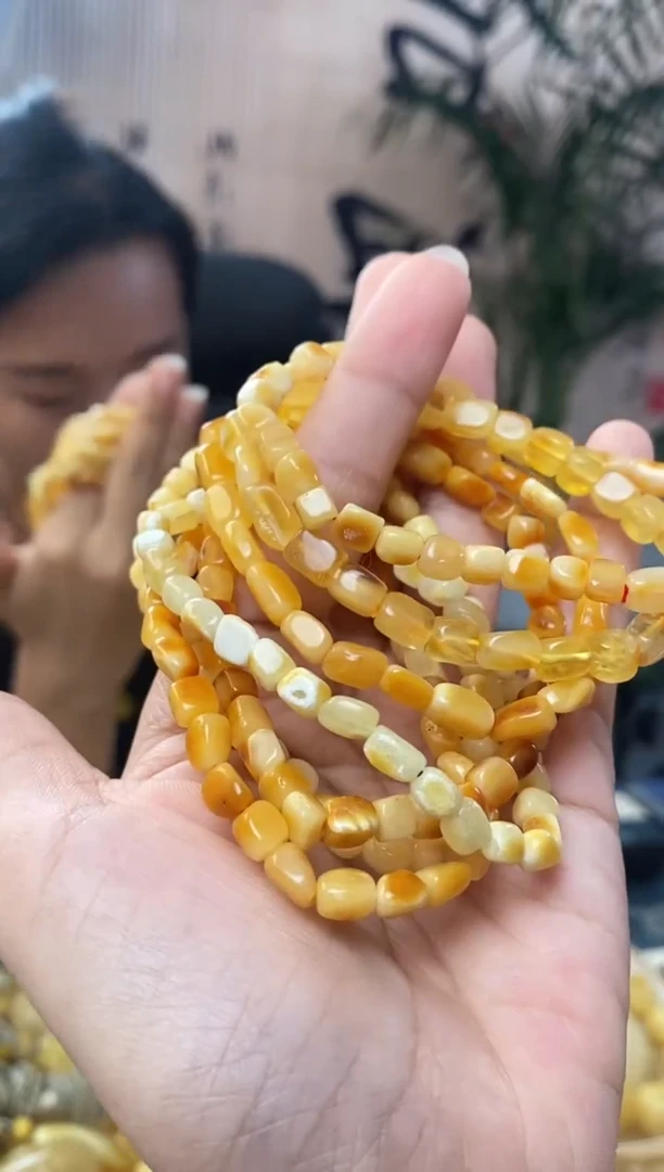 未镶嵌琥珀裸石天然琥珀蜜蜡方糖手串多样性发一