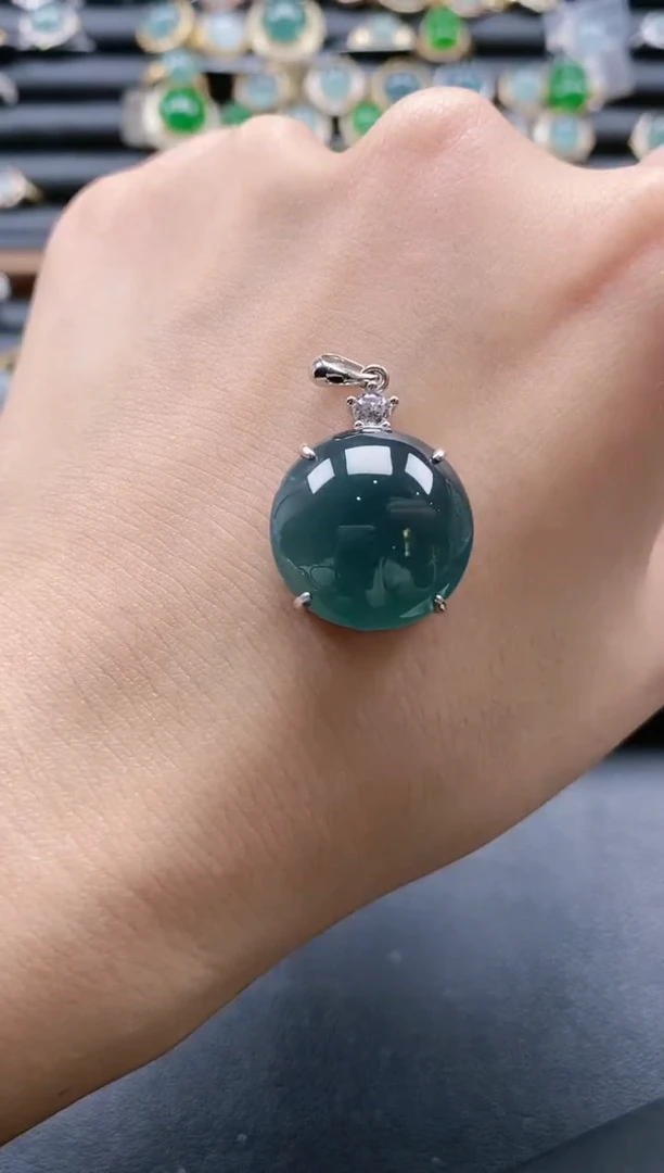 【闪购商品】翡翠戒指银S925镶嵌15511