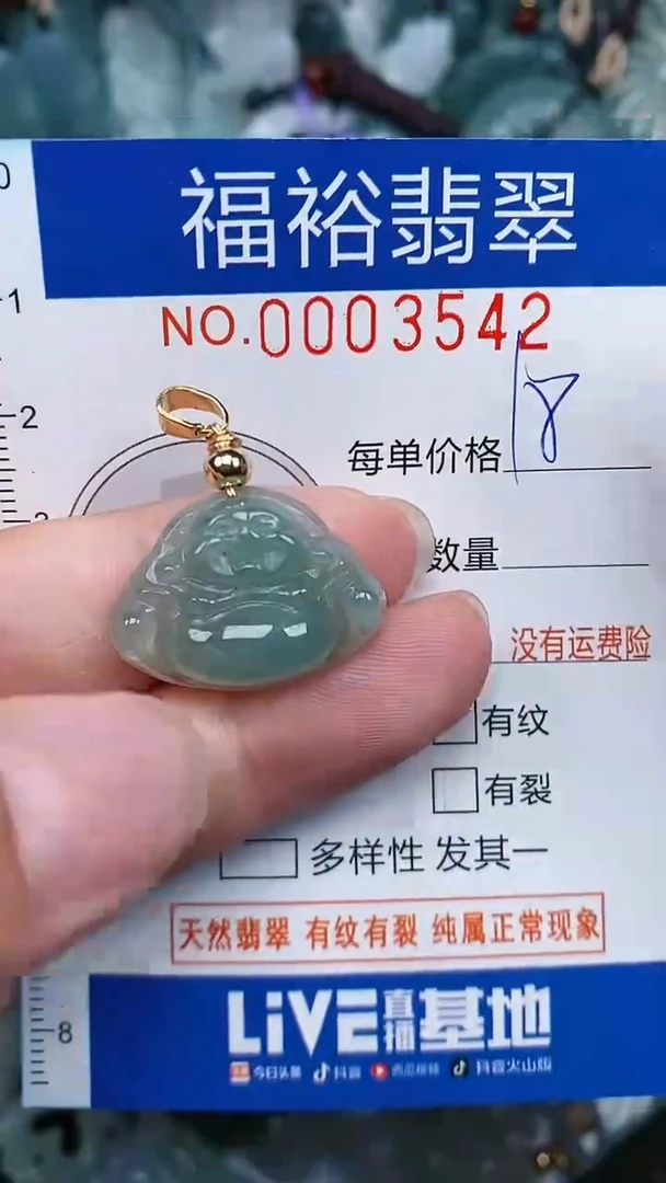 翡翠未镶嵌颈饰...0003542