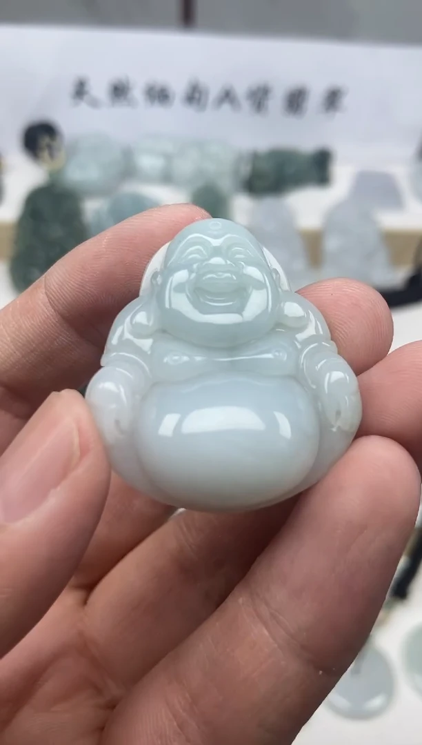 颈饰未镶嵌翡翠佛公