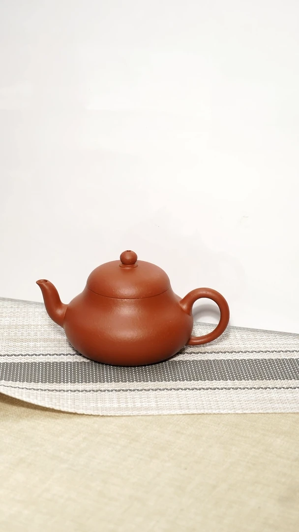 茶壶朱泥杨*朱泥君德瑕疵壶