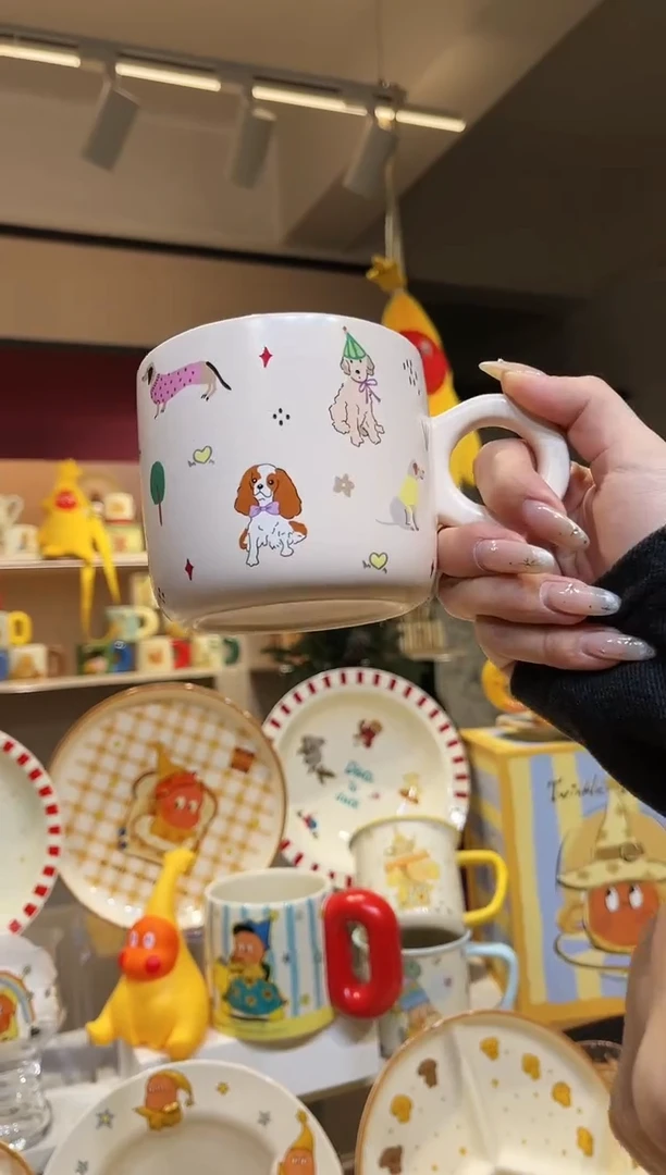 【闪购商品】瓷喜上淘链接发图片款餐具杯