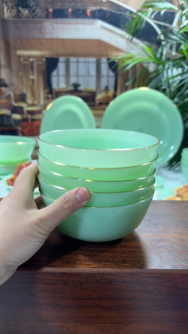 【闪购商品】...5.5英寸玉瓷碗6个口径13.8厘米