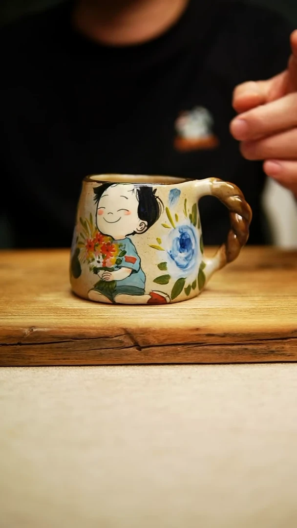 @@陶园瓷舍@@纯手工手绘@高温釉下彩
