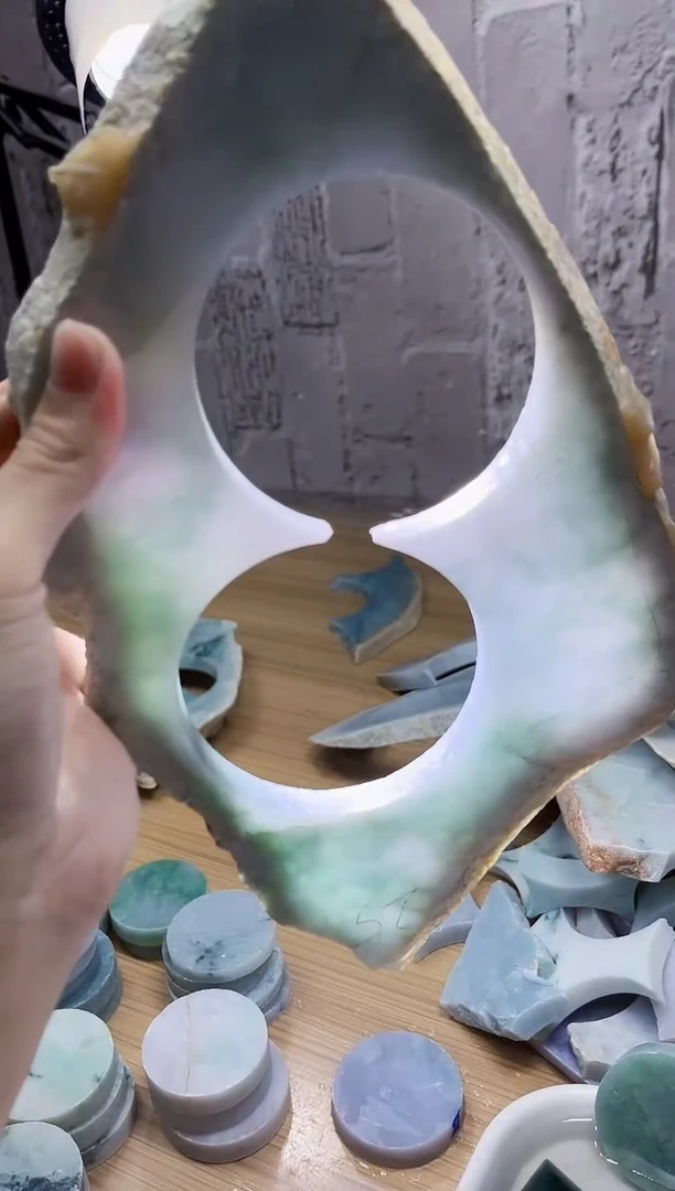 裸石翡翠翡翠a货正品玉石古陈661