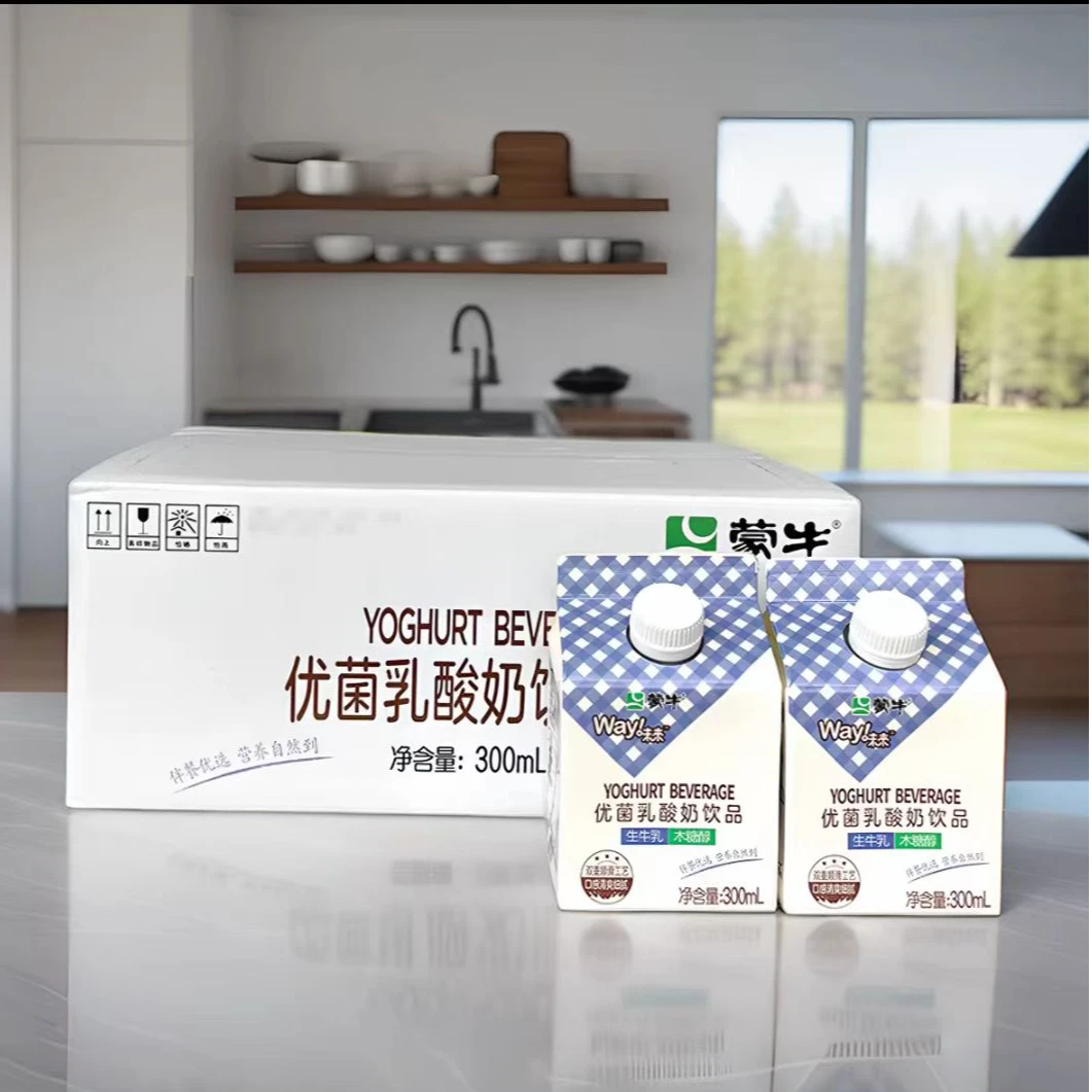 300ml蒙牛优菌乳酸奶