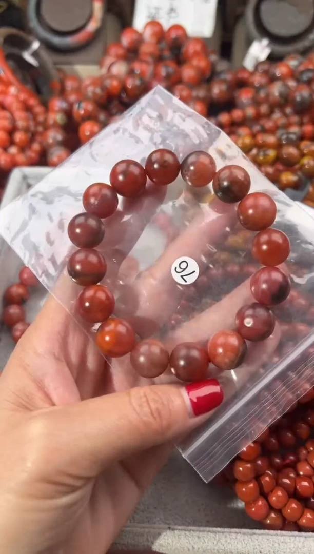 未镶嵌手串南红玛瑙13+