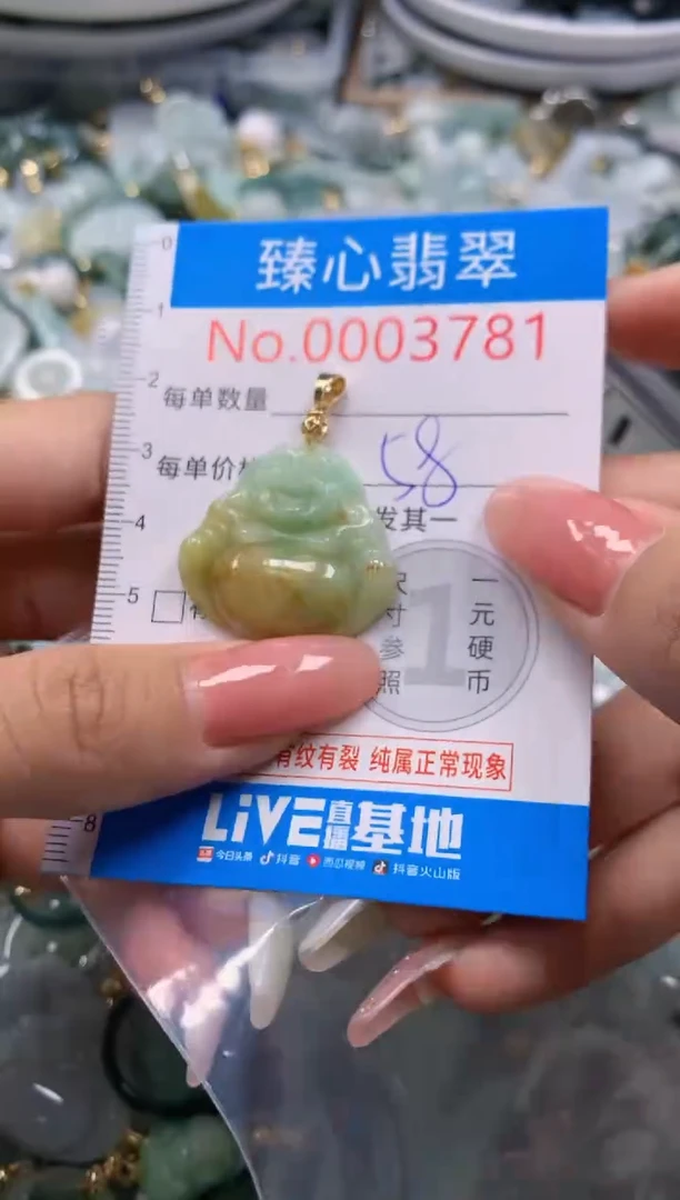 翡翠未镶嵌颈饰3781