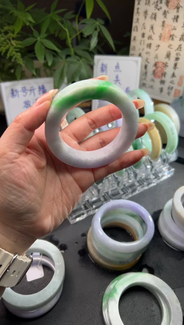 定制翡翠手镯未镶嵌邂**阳DZ01DZS