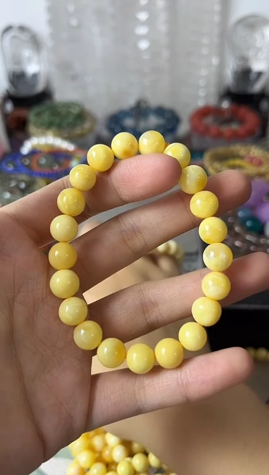 【闪购商品】琥珀手链未镶嵌矿坑