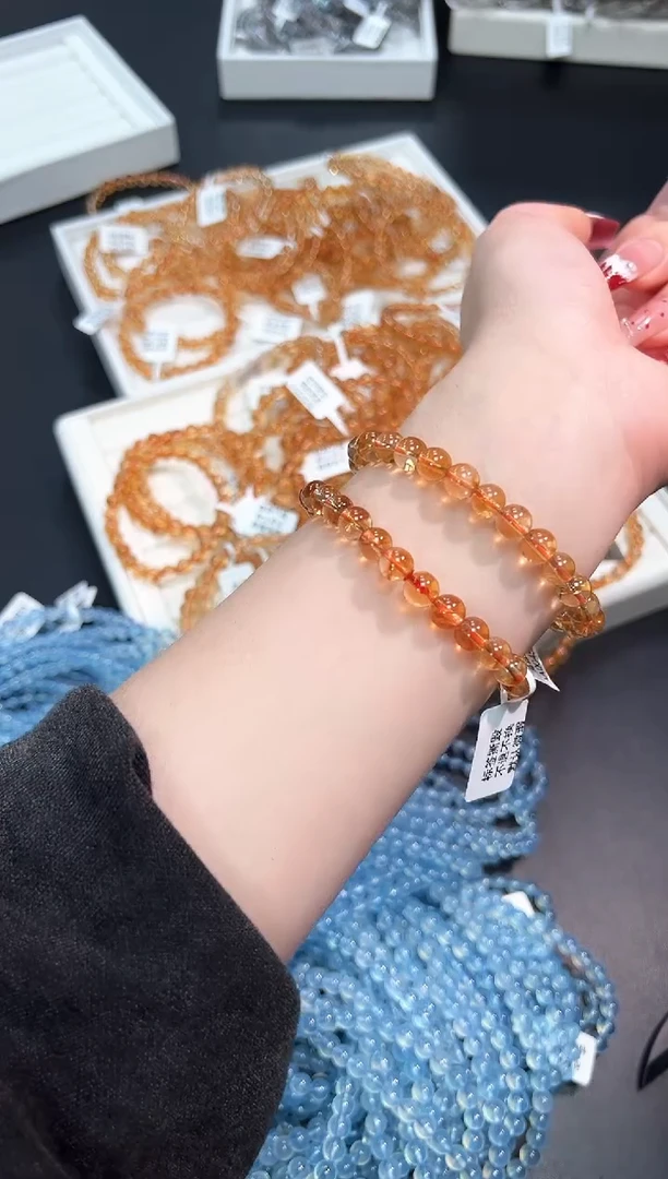 【闪购商品】水晶手串未镶嵌15R多样性发其一/1条7mm默认微瑕