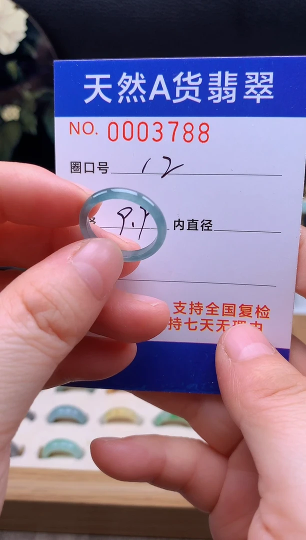 未镶嵌戒指翡翠12#
