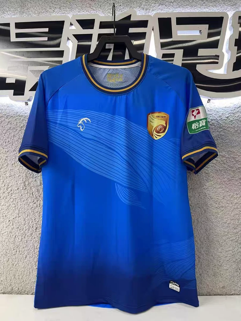 岩羚大连鲲城球员版比赛服球员同款立体剪裁