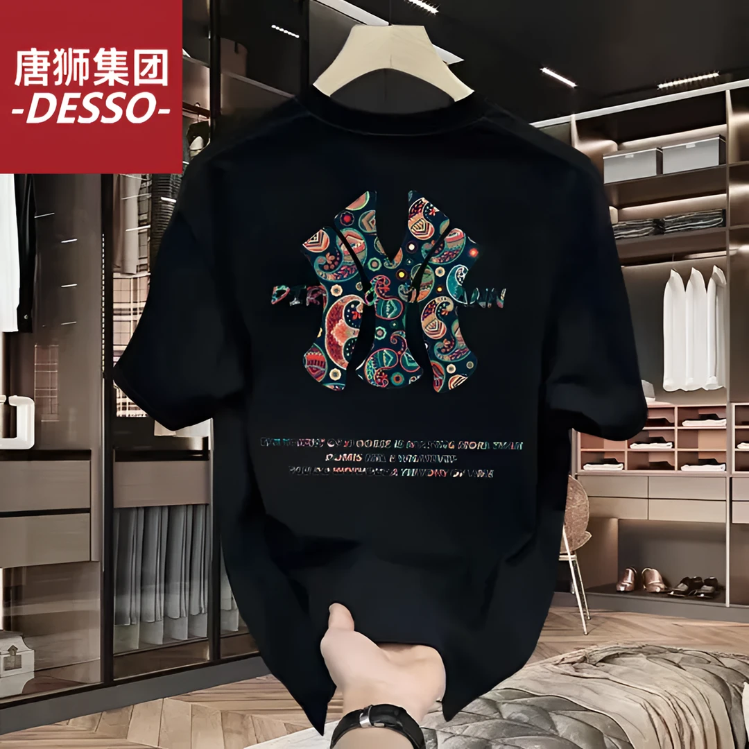 唐狮集团DESSO新款2025重磅T恤上衣卡通潮牌圆领短袖宽松