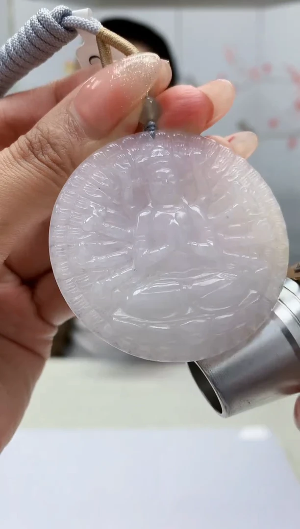 【闪购商品】定制翡翠未镶嵌4812MM-毛货挂件96