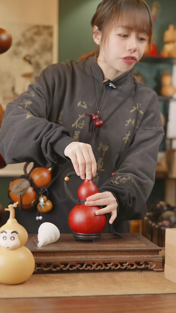 【闪购商品】3号精品天然大漆工艺防渗内胆酒葫芦~