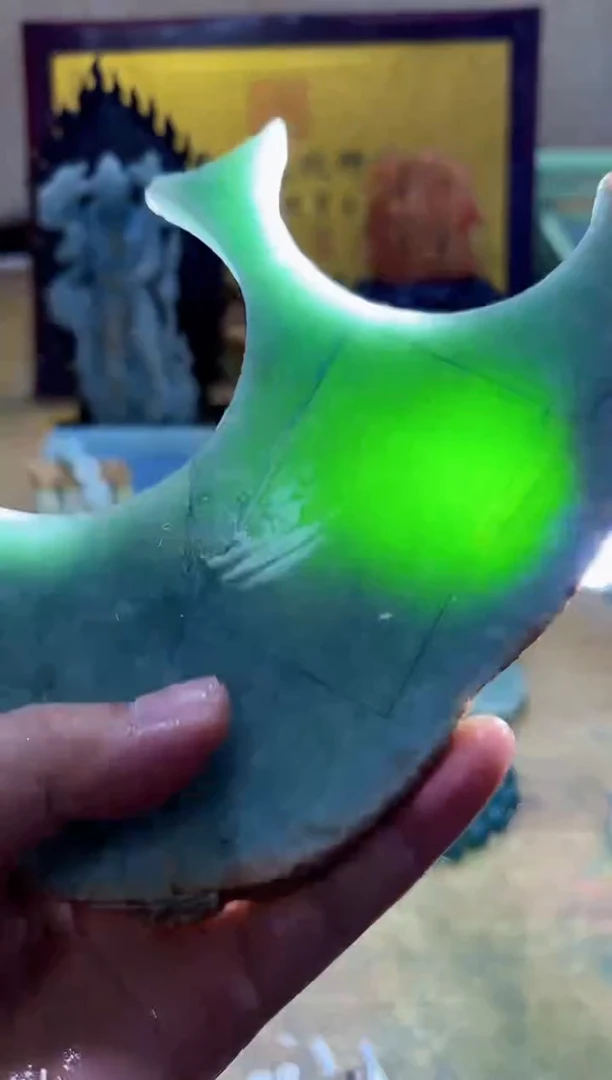 未镶嵌挂件翡翠A货常璀6294