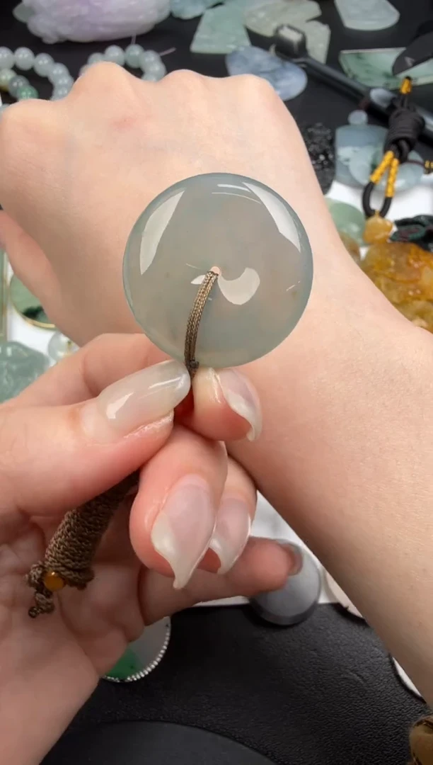 吊坠(不含链)未镶嵌翡翠翡翠饰品-311