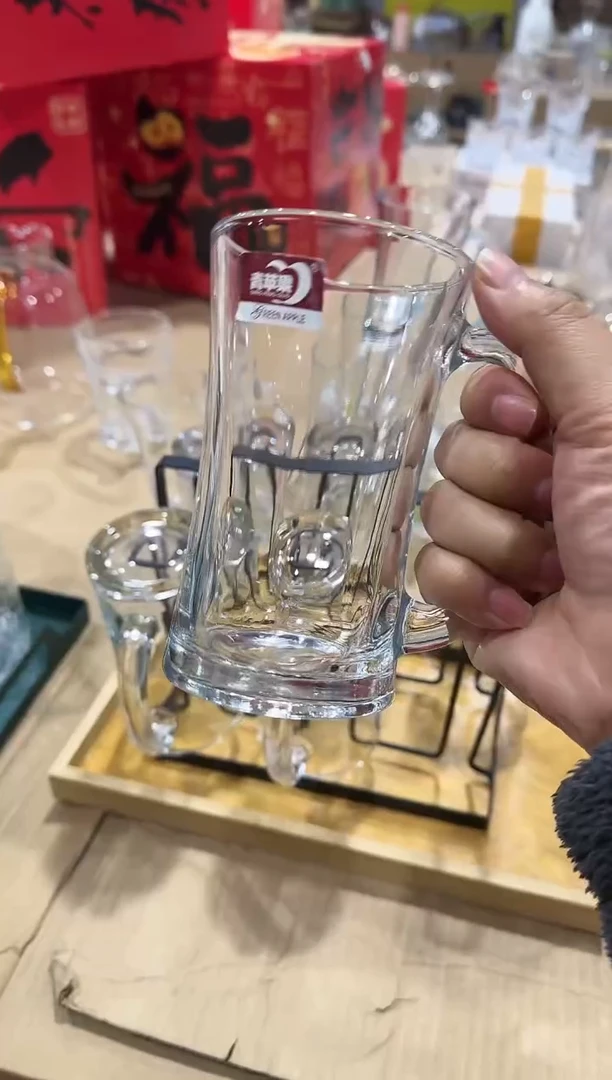 【闪购商品】玻璃无盖款青苹果闪购价6只