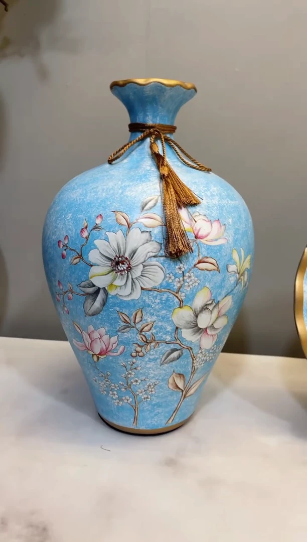 陶瓷玉兰花瓶（053大）