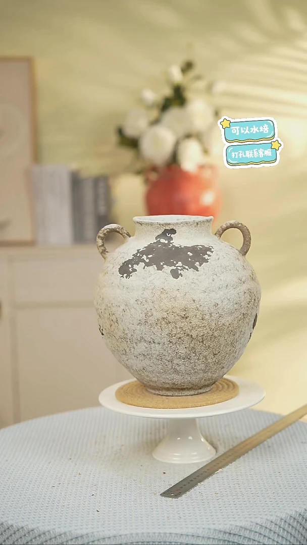 一号白斯胶景德镇高端陶瓷花瓶家居水培插花瓶